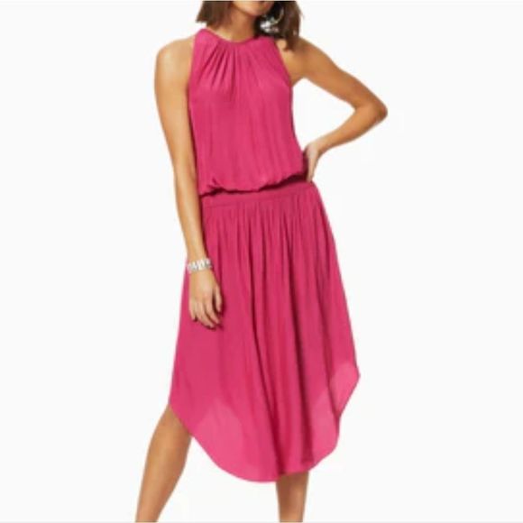 Ramy Brook - Women - Pink Petunia Petal Athena Midi Dress main image 1